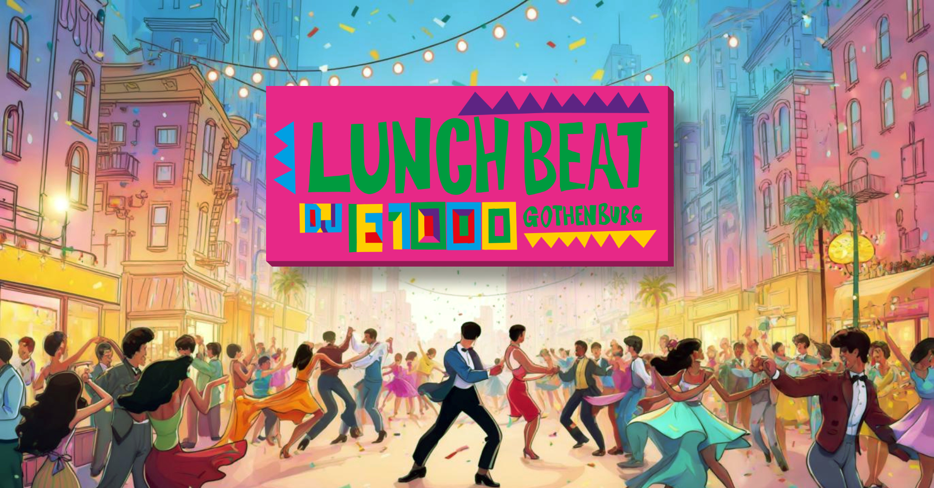 Lunchbeat Event Poster